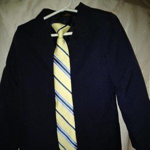 $10...SIZE 7 AMHERST COLLECTION NAVY JACKET & tie